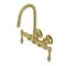Kingston Brass AE1T7 3-3/8 Inch Wall Mount Tub Faucet, Brushed Brass AE1T7 - alternate 1